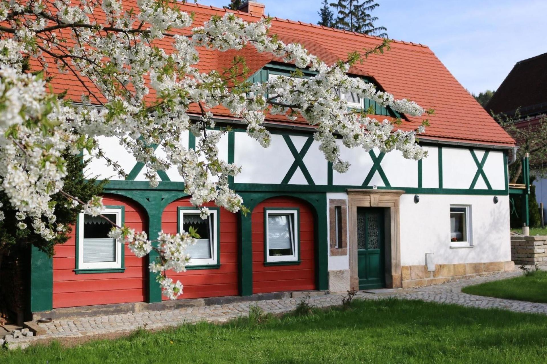 Ferienwohnung In Kurort Jonsdorf Mit Terrasse, Grill Und Garten Exterior photo